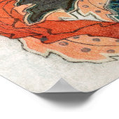 葛飾北斎日本のの女性 ポスター (角)