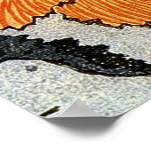 葛飾北斎浮世絵プリント – ケシ ポスター (角)