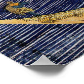 葛飾北斎海波 ポスター (角)