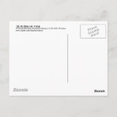 葛飾北斎滝と馬 ポストカード (裏面)