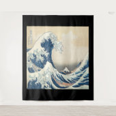 葛飾北斎神奈川素晴らしの波 タペストリー (正面)