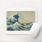 葛飾北斎素晴らしによる神奈川の波 マウスパッド (マウス)