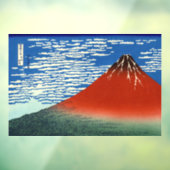 葛飾北斎素晴らし – 風澄ん朝 ウィンドウサイン (シート3)