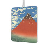 葛飾北斎素晴らし – 風澄ん朝 カーエアーフレッシュナー (左)