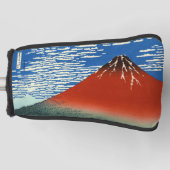 葛飾北斎素晴らし – 風澄ん朝 ゴルフヘッドカバー (正面)