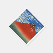 葛飾北斎素晴らし – 風澄ん朝 スタンダードカクテルナプキン (角)