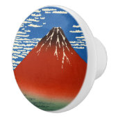 葛飾北斎素晴らし – 風澄ん朝 セラミックノブ (右)