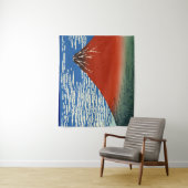 葛飾北斎素晴らし – 風澄ん朝 タペストリー (インサイチュ)