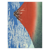 葛飾北斎素晴らし – 風澄ん朝 テーブルクロス (正面)