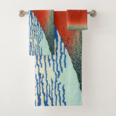 葛飾北斎素晴らし – 風澄ん朝 バスタオルセット (インサイチュ)