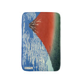 葛飾北斎素晴らし – 風澄ん朝 バスマット (正面縦)