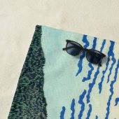 葛飾北斎素晴らし – 風澄ん朝 ビーチタオル (インサイチュ)