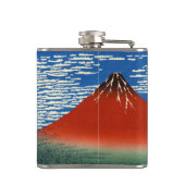 葛飾北斎素晴らし – 風澄ん朝 フラスク (裏面)