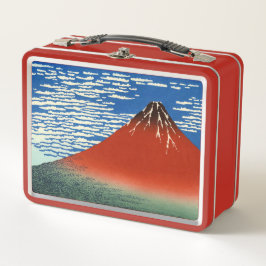 葛飾北斎素晴らし – 風澄ん朝 メタルランチボックス