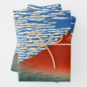 葛飾北斎素晴らし – 風澄ん朝 ラッピングペーパーシート (インサイチュ)