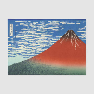 葛飾北斎素晴らし – 風澄ん朝 薄葉紙