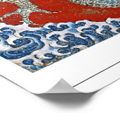 葛飾北斎美術ポスター#3 ポスター (角)