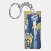 葛飾北斎阿弥陀滝 キーホルダー (正面左)