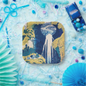 葛飾北斎阿弥陀滝 ペーパープレート (パーティー)