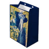 葛飾北斎阿弥陀滝 ミディアムペーパーバッグ (裏面アングル)