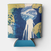 葛飾北斎阿弥陀滝 缶クーラー (正面)