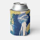 葛飾北斎阿弥陀滝 缶クーラー (缶裏面)