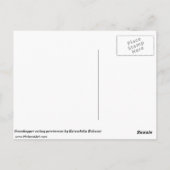 葛飾北斎食べ物によるバッタの柿 ポストカード (裏面)