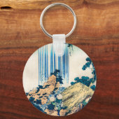 葛飾北斎養老滝美濃国 キーホルダー (正面)