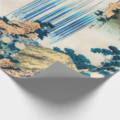 葛飾北斎養老滝美濃国 ラッピングペーパー (角)