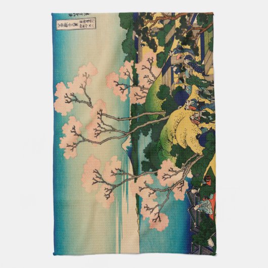 葛飾北斎 キッチンタオル (縦)