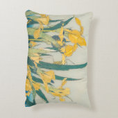 葛飾北斎 – バッタとアイリス アクセントクッション (裏面(縦))