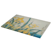 葛飾北斎 – バッタとアイリス カッティングボード (角)