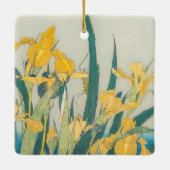 葛飾北斎 – バッタとアイリス セラミックオーナメント (裏面)