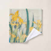 葛飾北斎 – バッタとアイリス バスタオルセット (ウォッシュタオル)