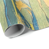 葛飾北斎 – バッタとアイリス ラッピングペーパー (ロールコーナー)