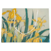 葛飾北斎 – バッタとアイリス ラージペーパーバッグ (正面)