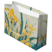 葛飾北斎 – バッタとアイリス ラージペーパーバッグ (正面アングル)