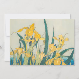 葛飾北斎 – バッタとアイリス 招待状