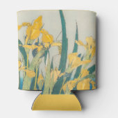 葛飾北斎 – バッタとアイリス 缶クーラー (裏面)