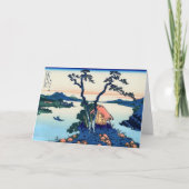 葛飾北斎 - 信濃の諏訪湖 カード (正面)