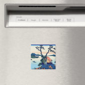 葛飾北斎 - 信濃の諏訪湖 マグネット (インサイチュ (食洗機))