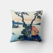 葛飾北斎 – 信濃国の諏訪湖 クッション (裏面)