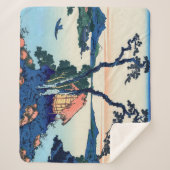 葛飾北斎 – 信濃国の諏訪湖 シェルパブランケット (正面)