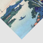 葛飾北斎 – 信濃国の諏訪湖 薄葉紙 (詳細)