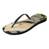 葛飾北斎 - 富士山を見る少年 ビーチサンダル (アングル)