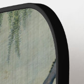 葛飾北斎 - 富士山を見る少年 ピックルボールラケット (左詳細)