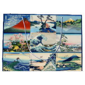 葛飾北斎 – 富士山選定36景 ラージペーパーバッグ (裏面)