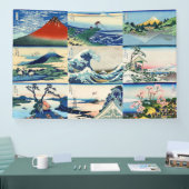 葛飾北斎 – 富士山選定36景 横断幕 (トレードショー)