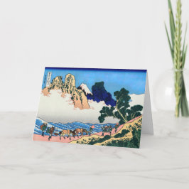 葛飾北斎 – 富士・身延川裏 カード