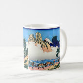 葛飾北斎 – 富士・身延川裏 コーヒーマグカップ (正面右)